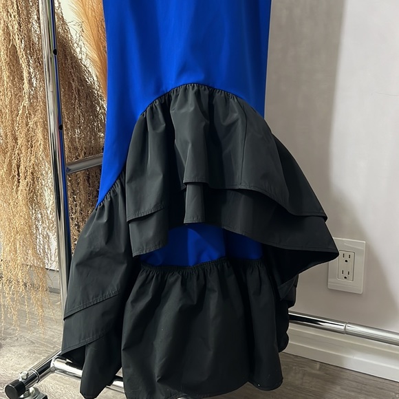 Elegant & maxi & dark blue dress - Picture 3 of 10